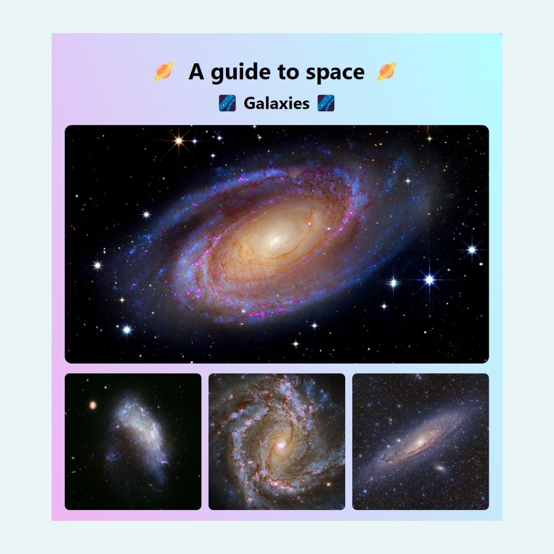 galaxies project